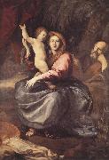 PUGET, Pierre The Holy Family at the Palm-tree g oil painting picture wholesale